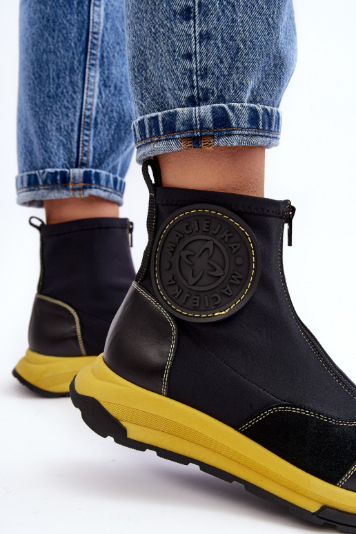 Pealiste poolsaapad tõmblukuga Sellel onciejka 06297-01 msuud Pealiste poolsaapad tõmblukuga Sellel onciejka 06297-01 msuud