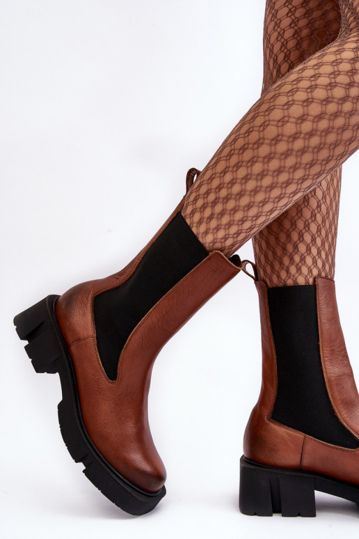 Saapad Laura Messi 2693/229 pruunid värvi