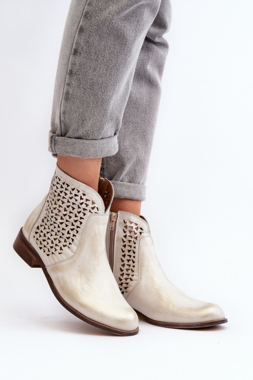 Zazoo 2791 Pealhk Saapad Kuldset värvi Zazoo 2791 Pealhk Saapad Kuldset värvi