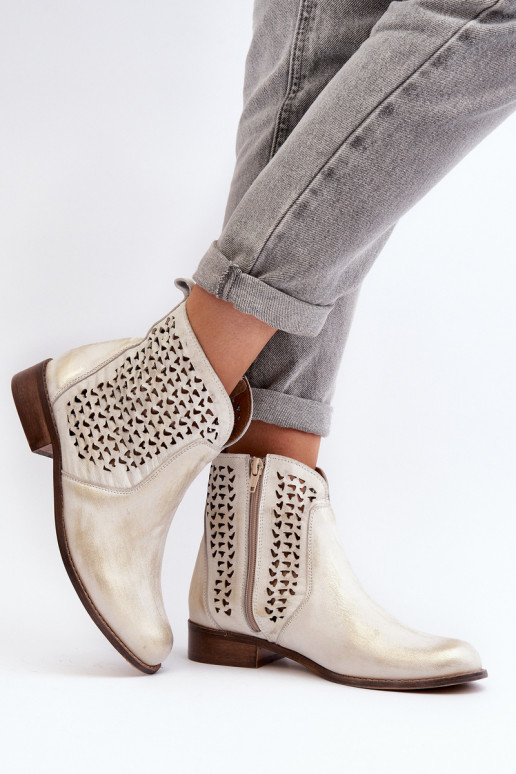 Zazoo 2791 Pealhk Saapad Kuldset värvi Zazoo 2791 Pealhk Saapad Kuldset värvi