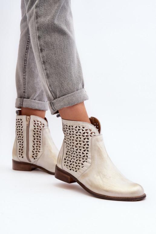 Zazoo 2791 Pealhk Saapad Kuldset värvi Zazoo 2791 Pealhk Saapad Kuldset värvi