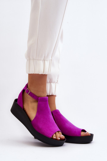 Zazoo 2914 Pealistesandaalid tumeroosad värvi 2