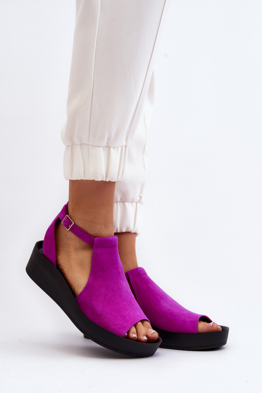 Zazoo 2914 Pealistesandaalid tumeroosad värvi Zazoo 2914 Pealistesandaalid tumeroosad värvi