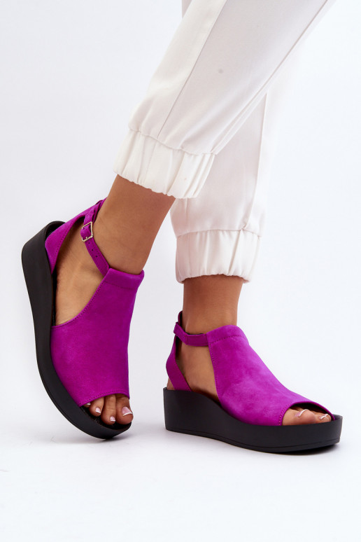 Zazoo 2914 Pealistesandaalid tumeroosad värvi Zazoo 2914 Pealistesandaalid tumeroosad värvi