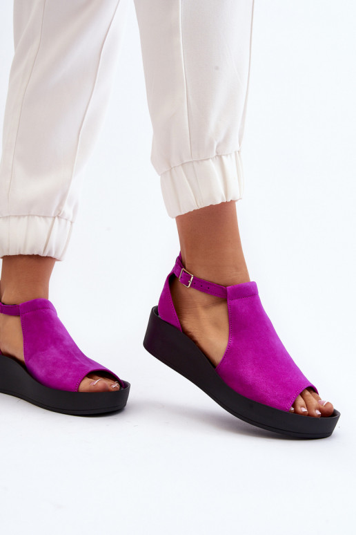 Zazoo 2914 Pealistesandaalid tumeroosad värvi Zazoo 2914 Pealistesandaalid tumeroosad värvi