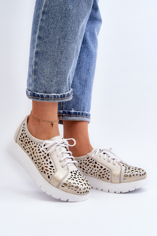 Zazoo 2821 Pealhk jalatsid Pealiste omad Ažuurne Kuldset värvi Zazoo 2821 Pealhk jalatsid Pealiste omad Ažuurne Kuldset värvi