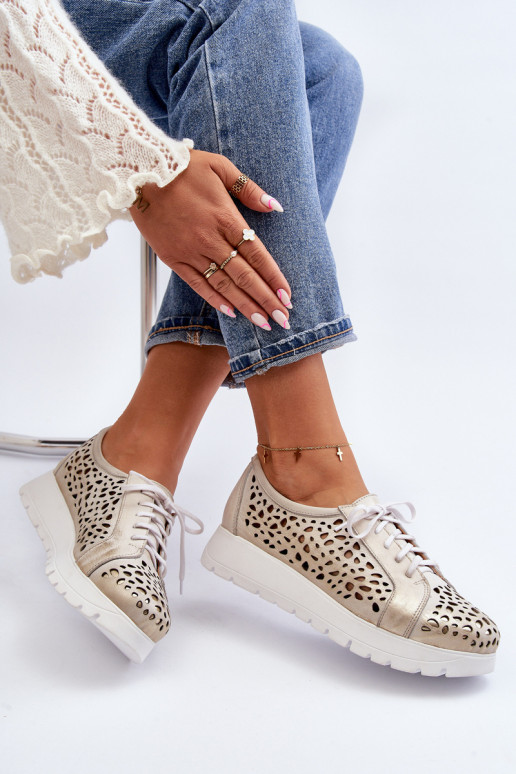 Zazoo 2821 Pealhk jalatsid Pealiste omad Ažuurne Kuldset värvi Zazoo 2821 Pealhk jalatsid Pealiste omad Ažuurne Kuldset värvi