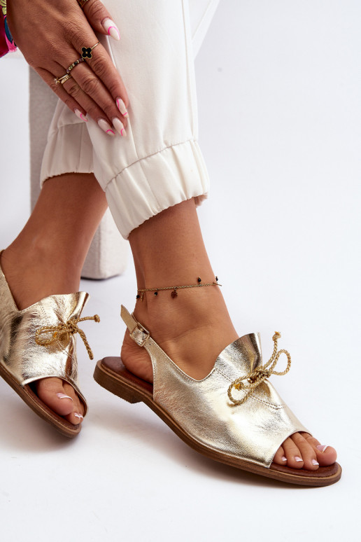 Zazoo 2898 Pealhk Sellel ondalad sandaalid Kuldset värvi Zazoo 2898 Pealhk Sellel ondalad sandaalid Kuldset värvi