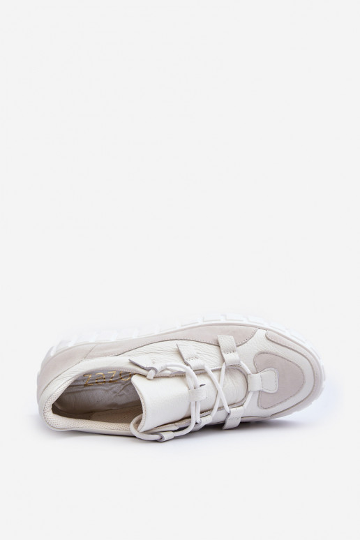 Pealiste omad Pealhk spordijalatsid platvormiga M01/1 Zazoo Elevandiluu värvi