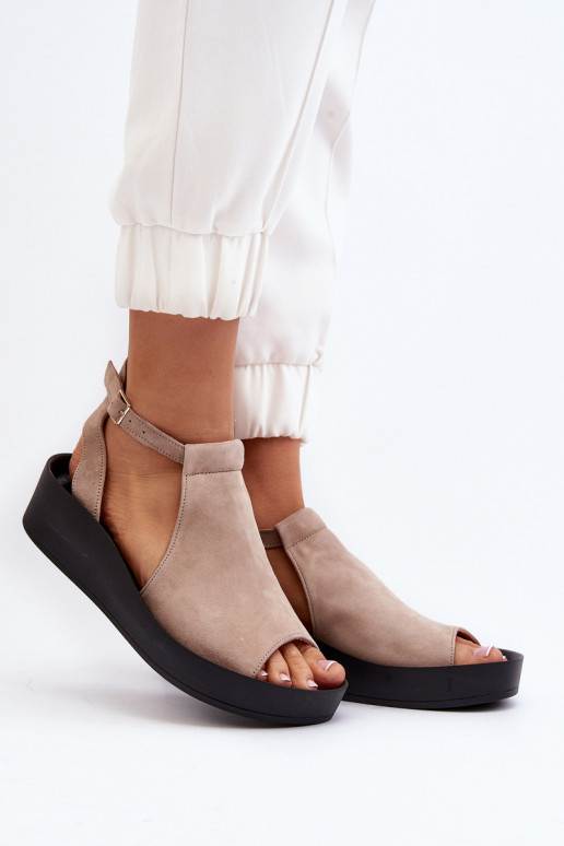 Zazoo 2914 Pealistesandaalid beeži värvi Zazoo 2914 Pealistesandaalid beeži värvi