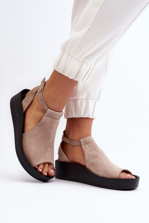 Zazoo 2914 Pealistesandaalid beeži värvi Zazoo 2914 Pealistesandaalid beeži värvi