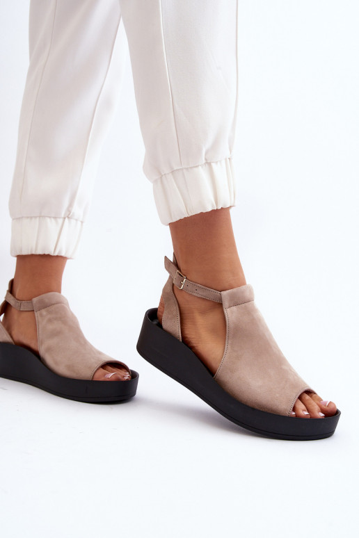 Zazoo 2914 Pealistesandaalid beeži värvi Zazoo 2914 Pealistesandaalid beeži värvi