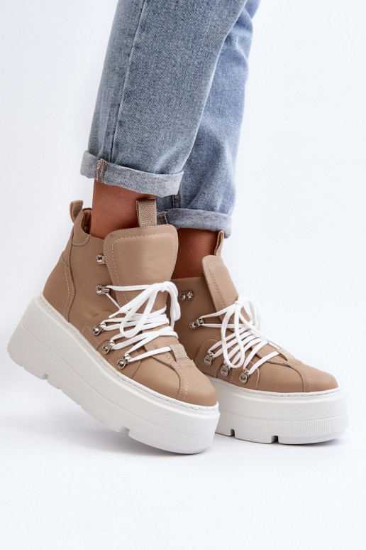 Zazoo 3416 Pealhk Pealiste omad spordijalatsid beeži värvi Zazoo 3416 Pealhk Pealiste omad spordijalatsid beeži värvi