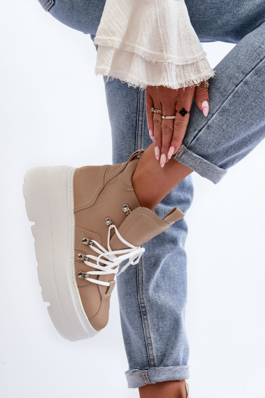 Zazoo 3416 Pealhk Pealiste omad spordijalatsid beeži värvi Zazoo 3416 Pealhk Pealiste omad spordijalatsid beeži värvi