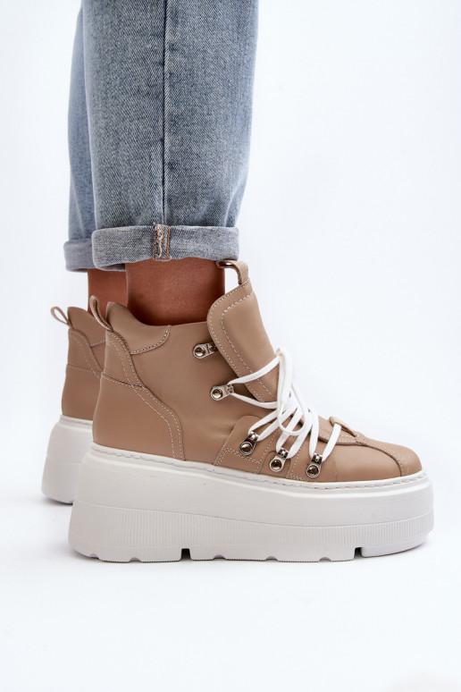 Zazoo 3416 Pealhk Pealiste omad spordijalatsid beeži värvi Zazoo 3416 Pealhk Pealiste omad spordijalatsid beeži värvi