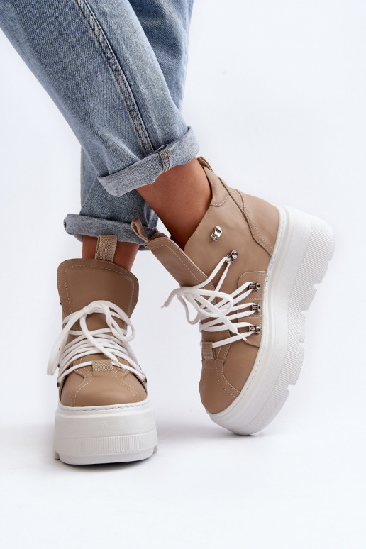 Zazoo 3416 Pealhk Pealiste omad spordijalatsid beeži värvi Zazoo 3416 Pealhk Pealiste omad spordijalatsid beeži värvi