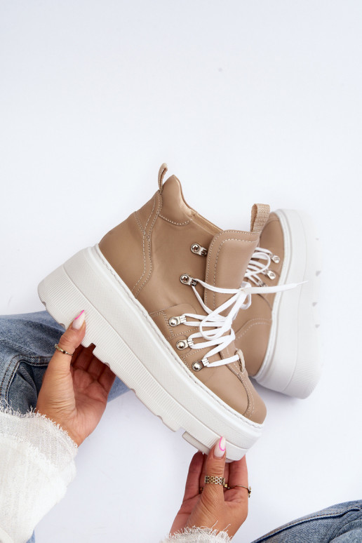 Zazoo 3416 Pealhk Pealiste omad spordijalatsid beeži värvi Zazoo 3416 Pealhk Pealiste omad spordijalatsid beeži värvi