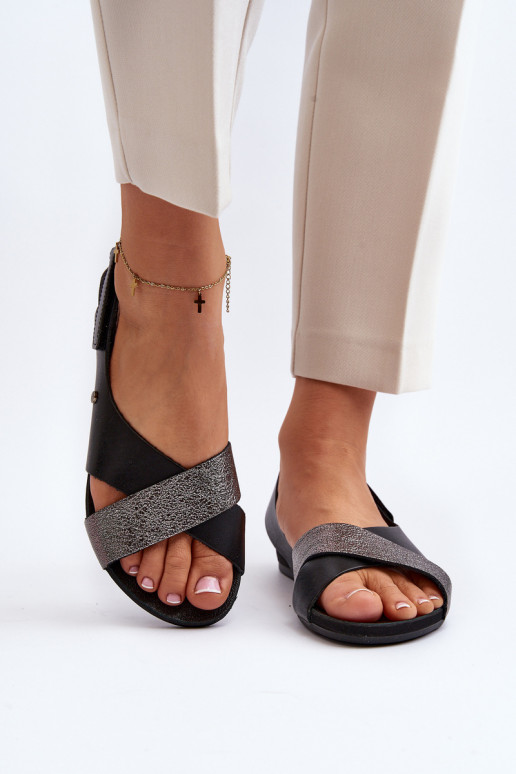 Zazoo 40141 Pealistesandaalid krõpsudega kinnitatav msuud Zazoo 40141 Pealistesandaalid krõpsudega kinnitatav msuud