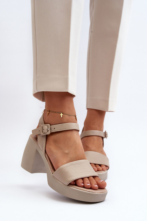 Zazoo 40386 Pealiste omad Pealistesandaalid Klockis beeži värvi Zazoo 40386 Pealiste omad Pealistesandaalid Klockis beeži värvi