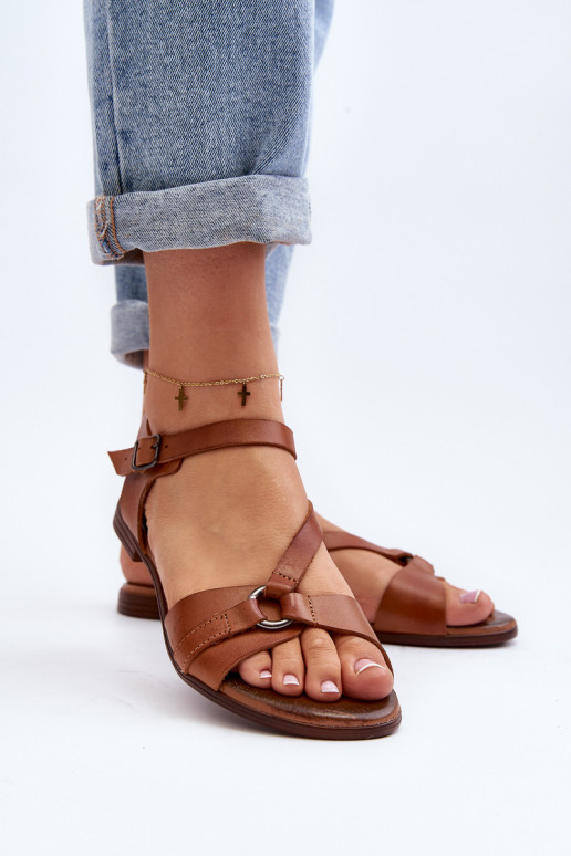 Zazoo 40182 Pealistesandaalid Pealiste omad pruunid värvi Zazoo 40182 Pealistesandaalid Pealiste omad pruunid värvi