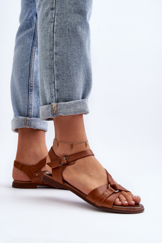 Zazoo 40182 Pealistesandaalid Pealiste omad pruunid värvi Zazoo 40182 Pealistesandaalid Pealiste omad pruunid värvi