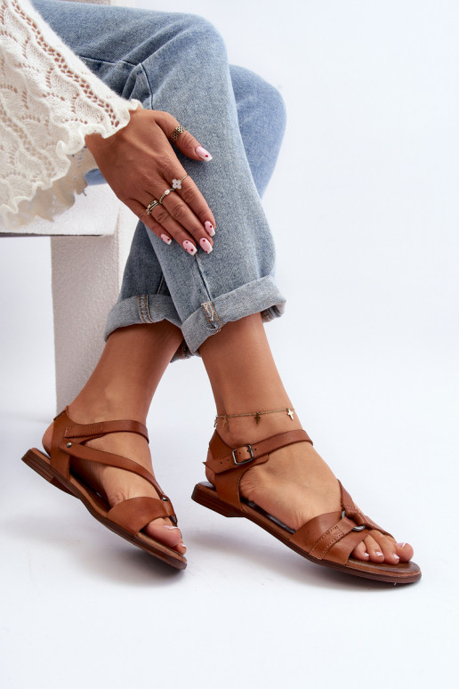 Zazoo 40182 Pealistesandaalid Pealiste omad pruunid värvi Zazoo 40182 Pealistesandaalid Pealiste omad pruunid värvi