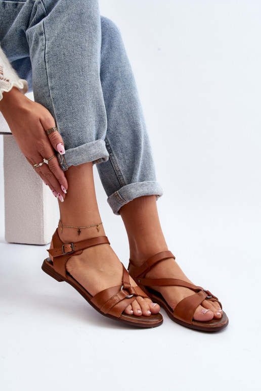 Zazoo 40182 Pealistesandaalid Pealiste omad pruunid värvi Zazoo 40182 Pealistesandaalid Pealiste omad pruunid värvi