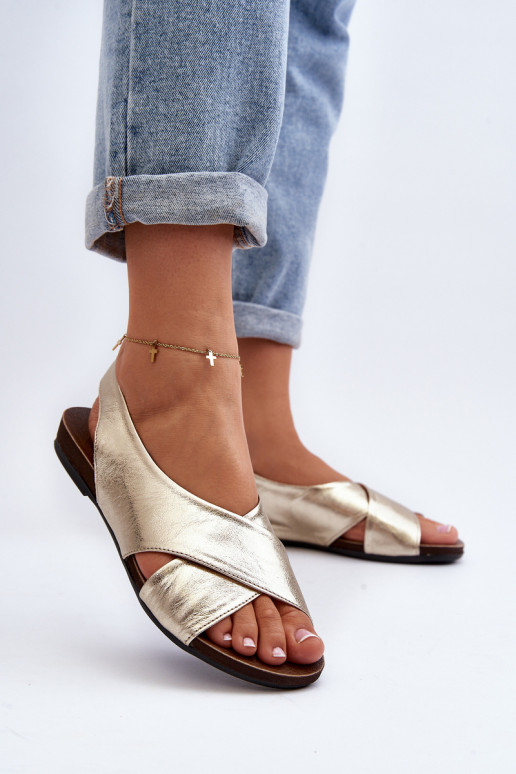 Zazoo 40407 sandaalid Pealhk Pealiste omad Kuldset värvi Zazoo 40407 sandaalid Pealhk Pealiste omad Kuldset värvi