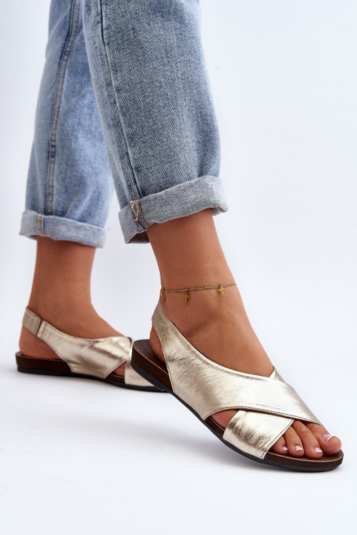 Zazoo 40407 sandaalid Pealhk Pealiste omad Kuldset värvi Zazoo 40407 sandaalid Pealhk Pealiste omad Kuldset värvi