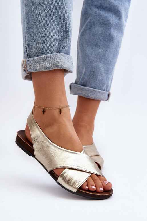 Zazoo 40407 sandaalid Pealhk Pealiste omad Kuldset värvi Zazoo 40407 sandaalid Pealhk Pealiste omad Kuldset värvi
