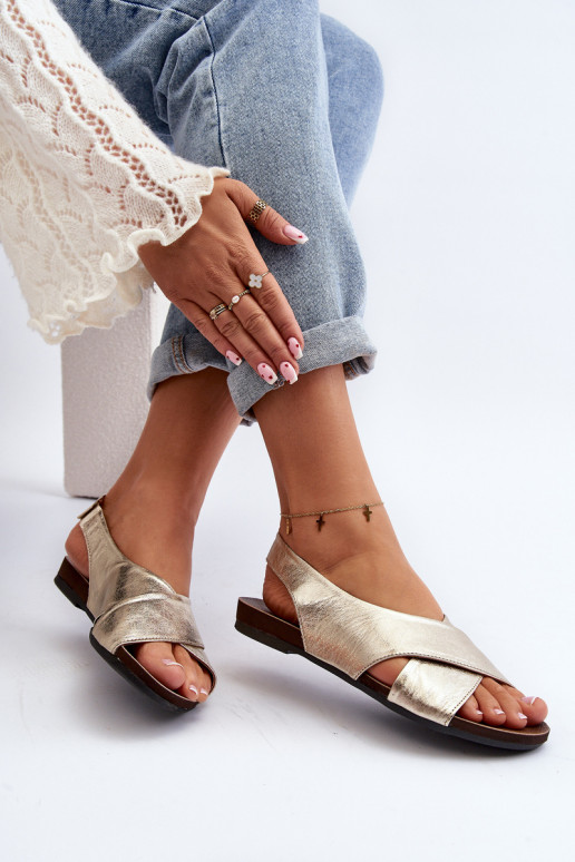 Zazoo 40407 sandaalid Pealhk Pealiste omad Kuldset värvi Zazoo 40407 sandaalid Pealhk Pealiste omad Kuldset värvi