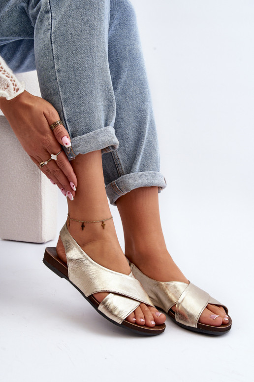 Zazoo 40407 sandaalid Pealhk Pealiste omad Kuldset värvi Zazoo 40407 sandaalid Pealhk Pealiste omad Kuldset värvi
