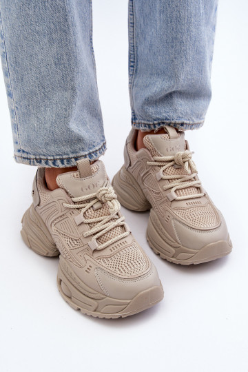 Sneakers tüüpi jalanõud Sellel onssiivsel tallal GOE NN2N4046 beeži värvi 2