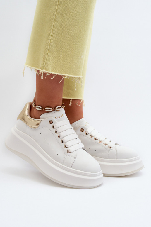 Pealhk Sneakers tüüpi jalanõud Pealiste omad GOE NN2N4031 valget värvi