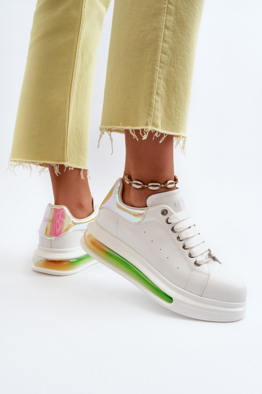 Sneakers tüüpi jalanõud Pealiste omad Pealhk GOE NN2N4029 valget värvi Sneakers tüüpi jalanõud Pealiste omad Pealhk GOE NN2N4029 valget värvi