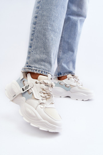 Sneakers tüüpi jalanõud Pealiste omad GOE NN2N4039B valget värvi