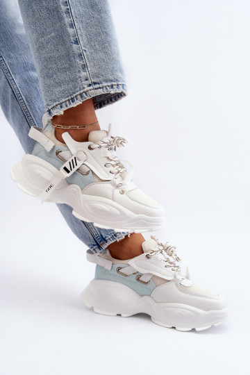 Sneakers tüüpi jalanõud Pealiste omad GOE NN2N4039B valget värvi 2