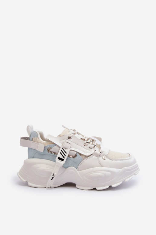 Sneakers tüüpi jalanõud Pealiste omad GOE NN2N4039B valget värvi