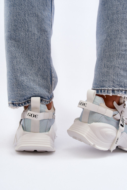 Sneakers tüüpi jalanõud Pealiste omad GOE NN2N4039B valget värvi