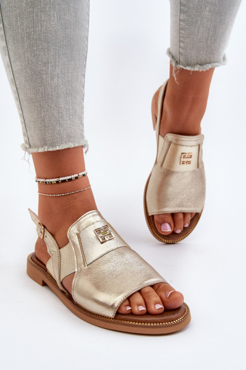 Zazoo 40385 Pealiste omad Pealistesandaalid Kuldset värvi
