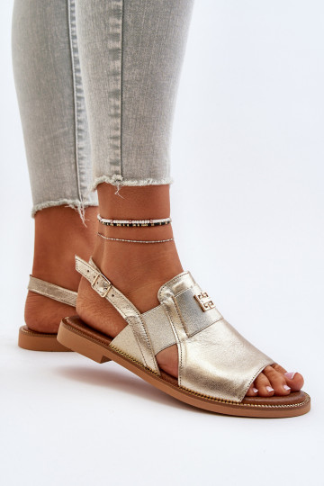 Zazoo 40385 Pealiste omad Pealistesandaalid Kuldset värvi 2