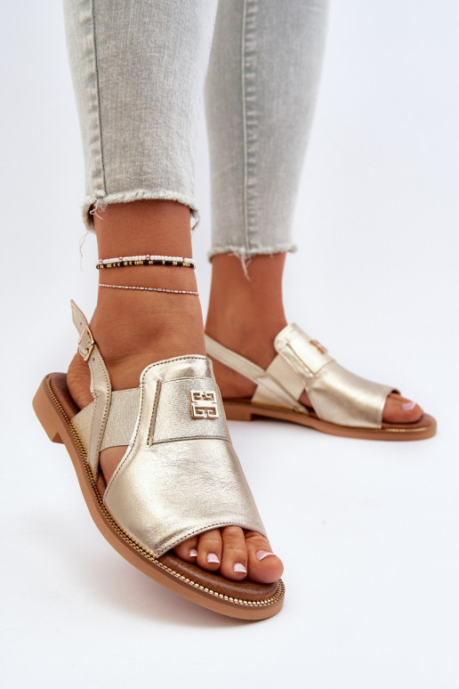 Zazoo 40385 Pealiste omad Pealistesandaalid Kuldset värvi Zazoo 40385 Pealiste omad Pealistesandaalid Kuldset värvi