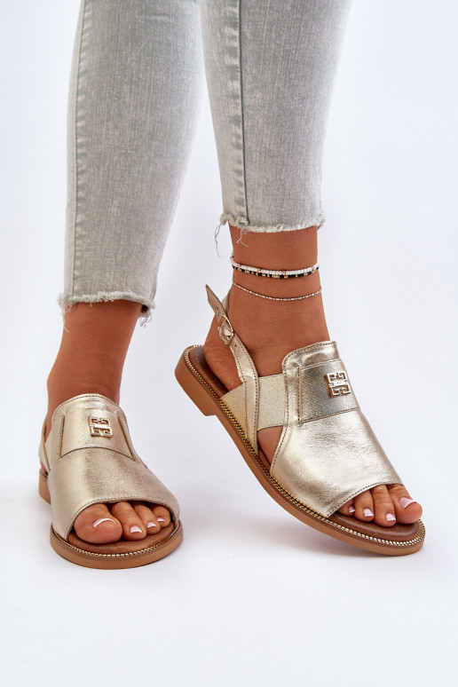 Zazoo 40385 Pealiste omad Pealistesandaalid Kuldset värvi Zazoo 40385 Pealiste omad Pealistesandaalid Kuldset värvi