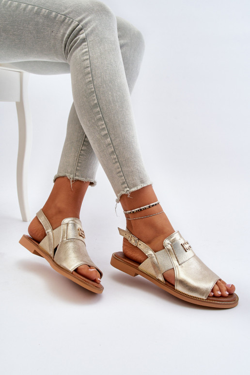 Zazoo 40385 Pealiste omad Pealistesandaalid Kuldset värvi Zazoo 40385 Pealiste omad Pealistesandaalid Kuldset värvi