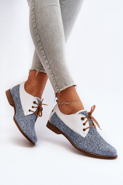 Pealhk jalatsid Pealiste omad laiade nööridega Sellel onciejka 06461-17 Sinist värvi Pealhk jalatsid Pealiste omad laiade nööridega Sellel onciejka 06461-17 Sinist värvi