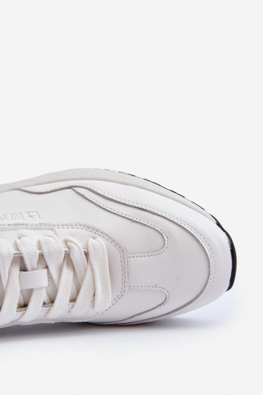 Sneakers tüüpi jalanõud meeste omad Pealhk BIG STAR NN174288 valget värvi Sneakers tüüpi jalanõud meeste omad Pealhk BIG STAR NN174288 valget värvi