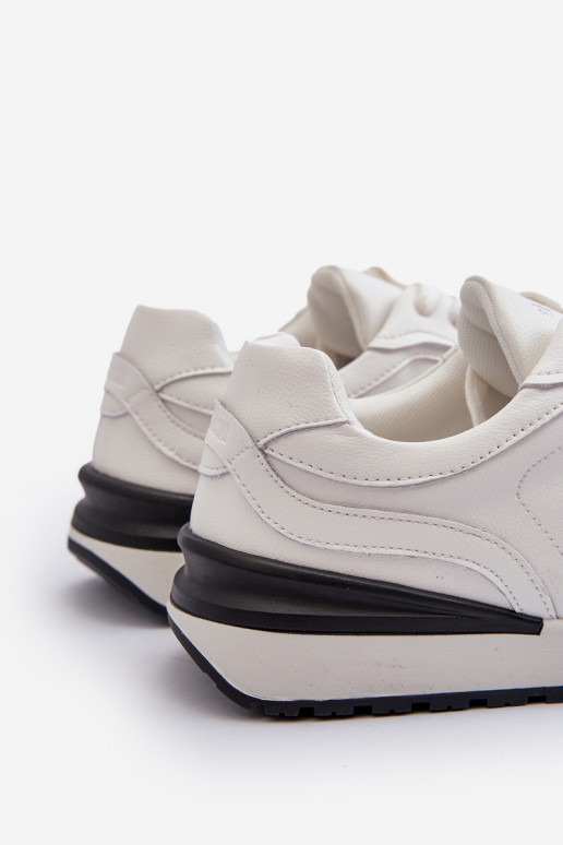 Sneakers tüüpi jalanõud meeste omad Pealhk BIG STAR NN174288 valget värvi Sneakers tüüpi jalanõud meeste omad Pealhk BIG STAR NN174288 valget värvi