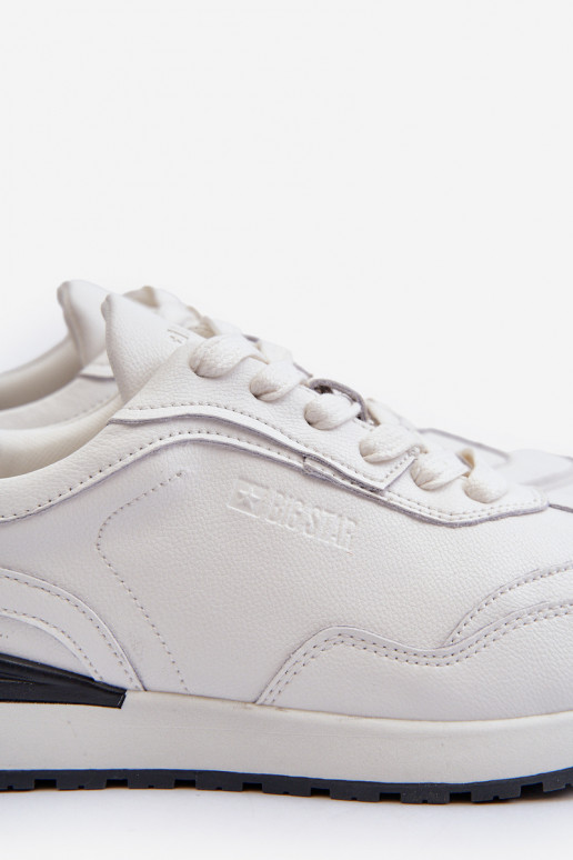 Sneakers tüüpi jalanõud meeste omad Pealhk BIG STAR NN174288 valget värvi Sneakers tüüpi jalanõud meeste omad Pealhk BIG STAR NN174288 valget värvi