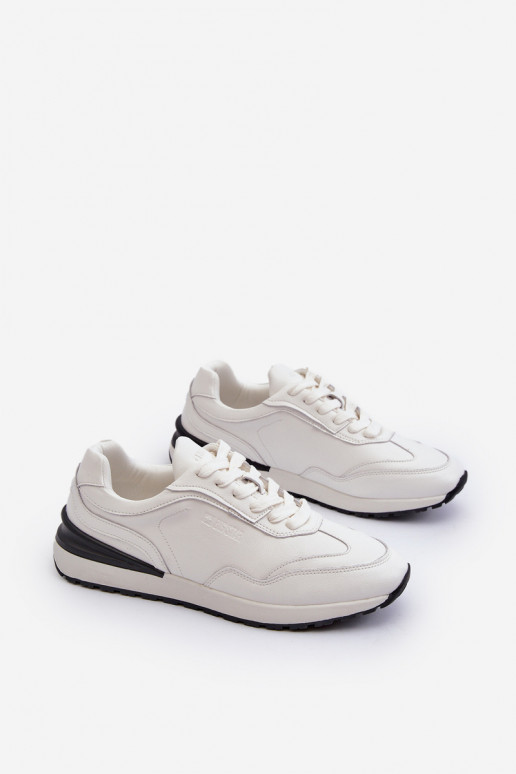 Sneakers tüüpi jalanõud meeste omad Pealhk BIG STAR NN174288 valget värvi Sneakers tüüpi jalanõud meeste omad Pealhk BIG STAR NN174288 valget värvi