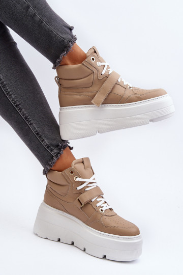 Zazoo 3450 Pealhk Sneakers tüüpi jalanõud Pealiste omad beeži värvi 2
